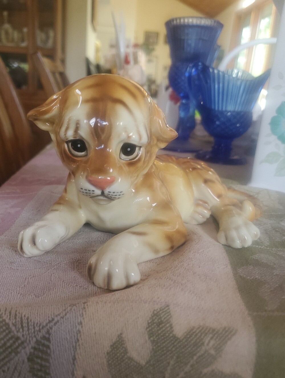 Vintage Josef Original Tiger Cub Figurine Japan Minty